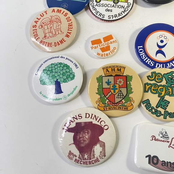 Vintage Button Pin Collection Lot - Picture 4 of 9